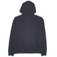 Mens Black Kappa Spellout Hoodie Jumper