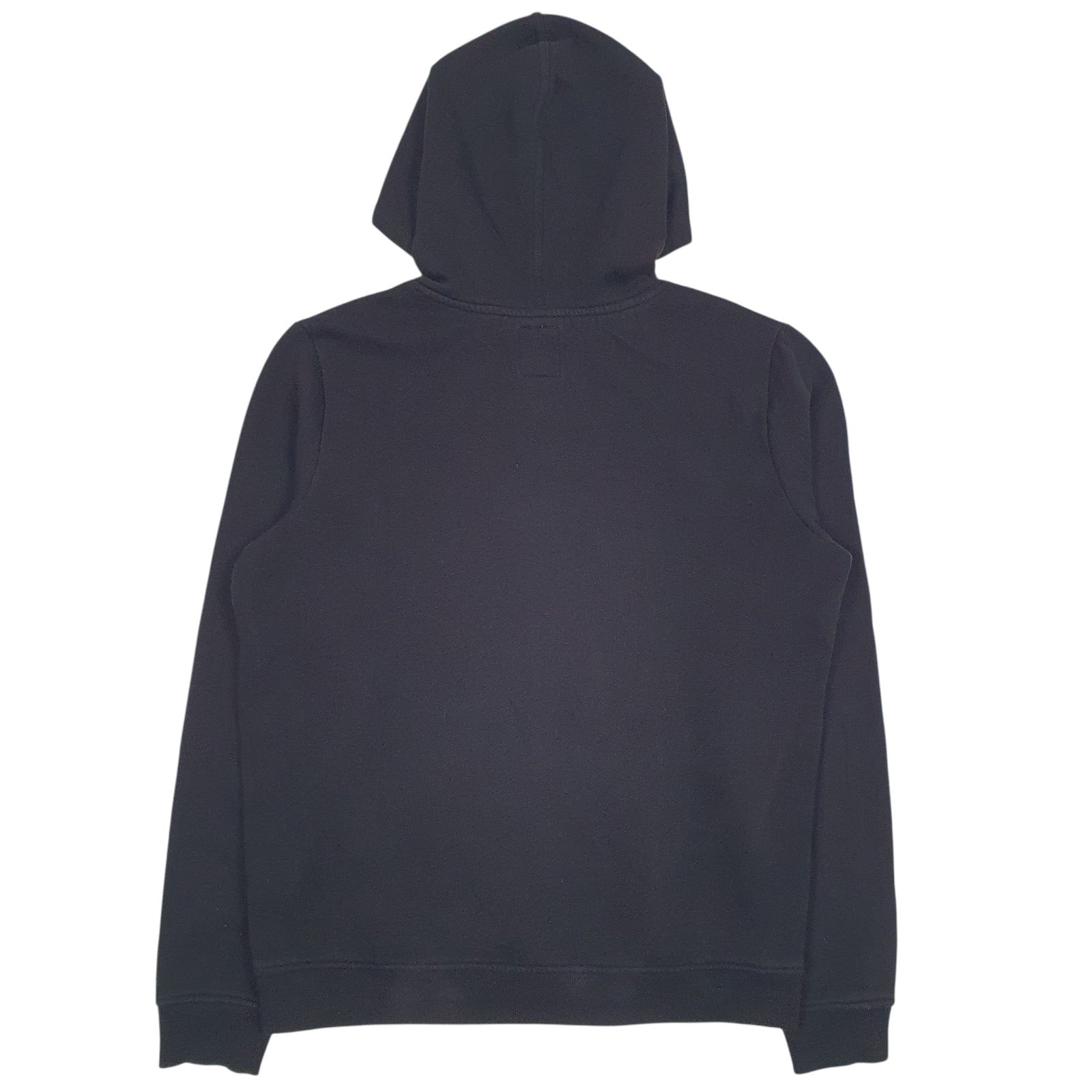 Mens Black Kappa Spellout Hoodie Jumper