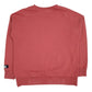 Mens Red Reebok Spellout Crewneck Jumper