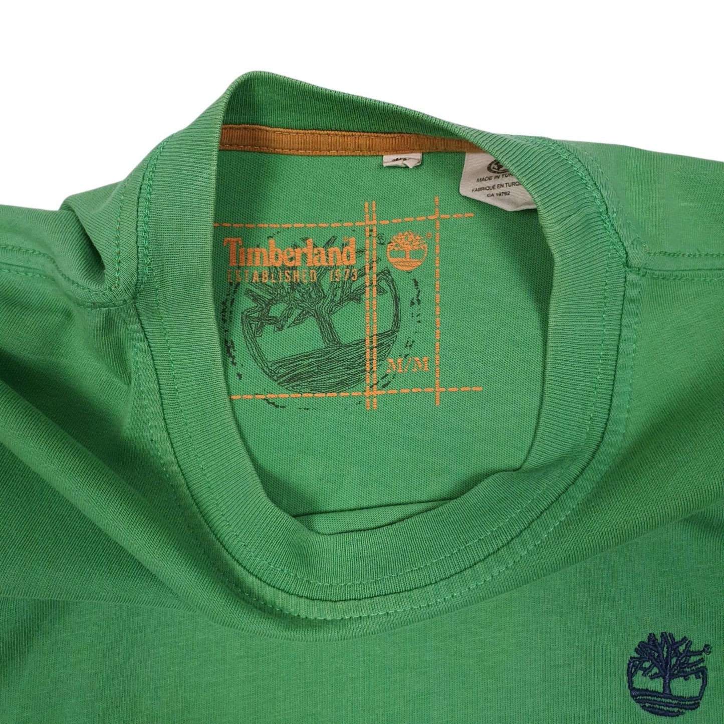 Mens Green Timberland   T Shirt