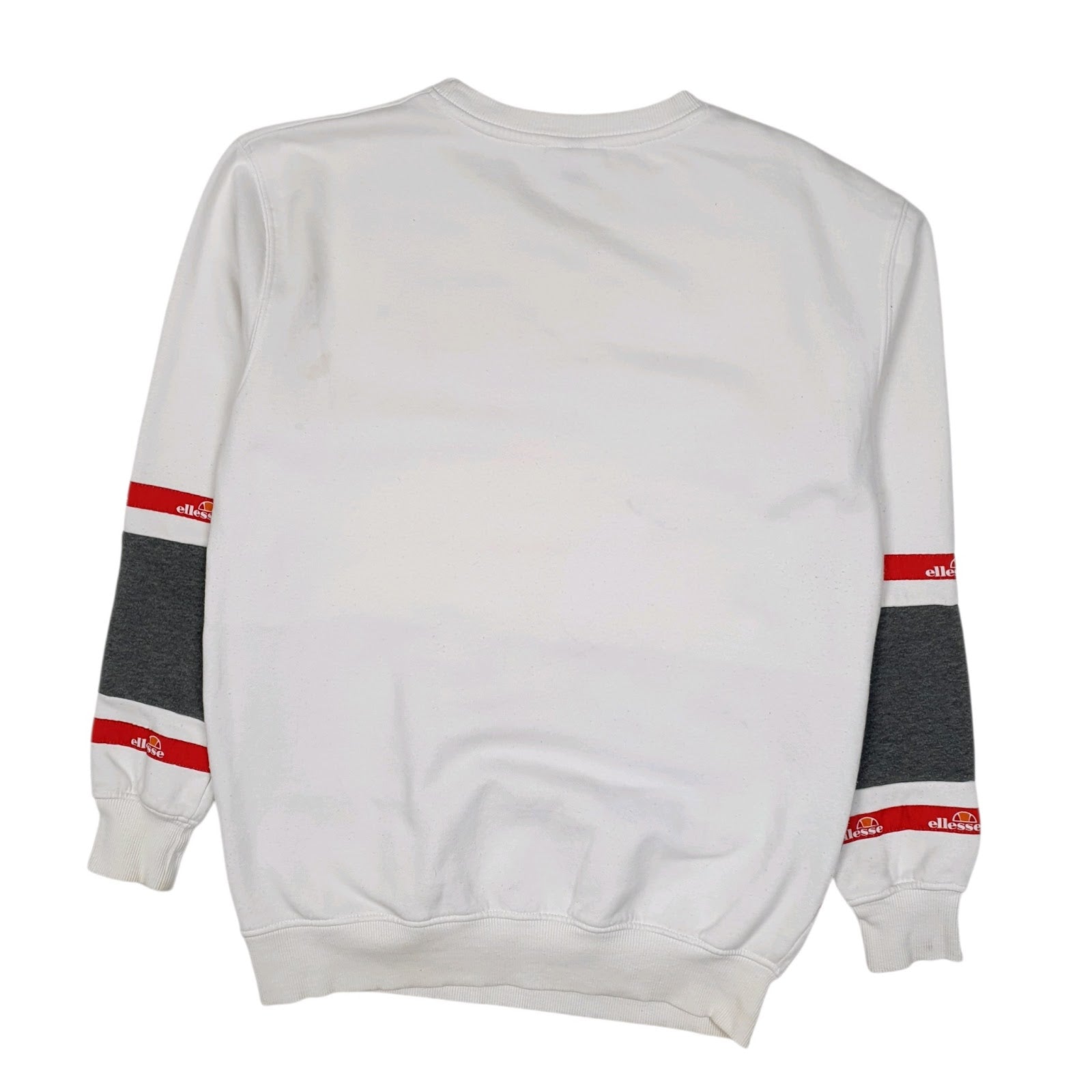 Womens White Ellesse  Crewneck Jumper