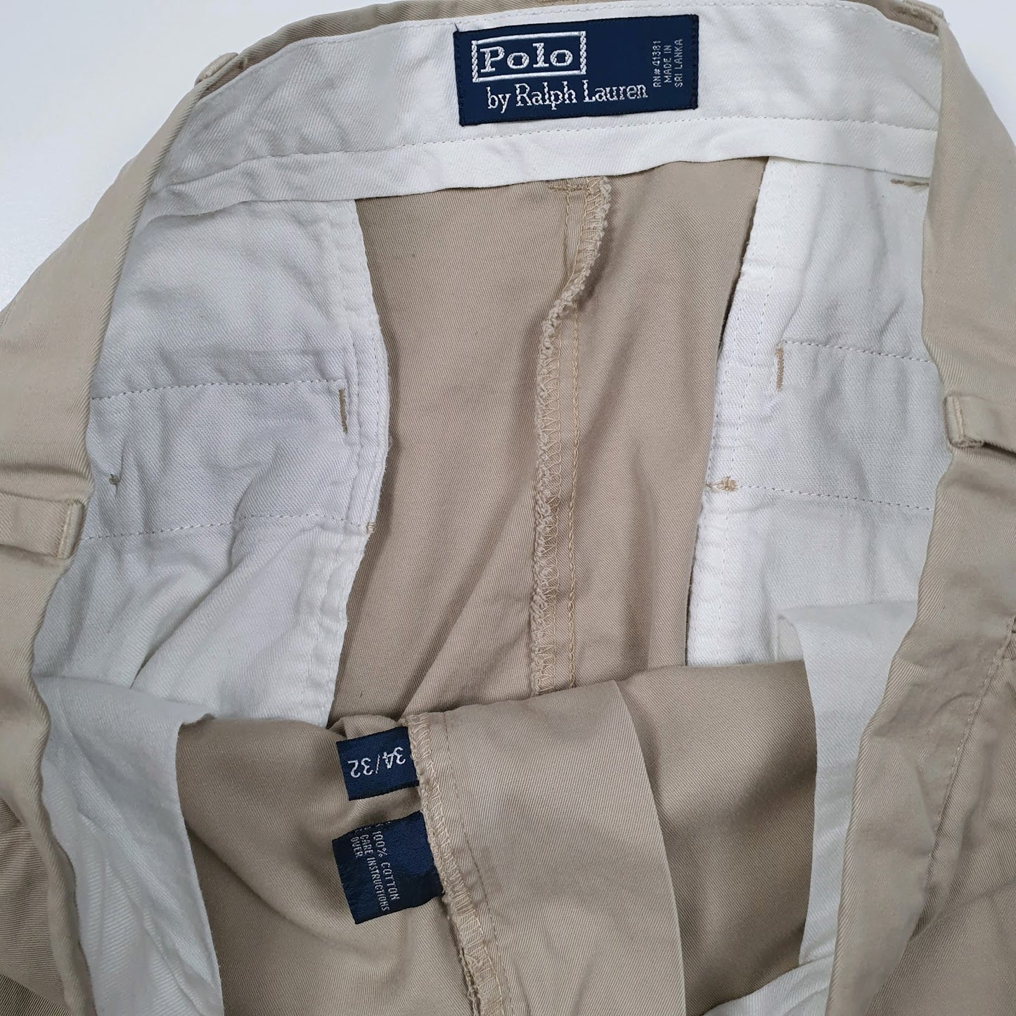 Mens Beige Polo Ralph Lauren   Trousers