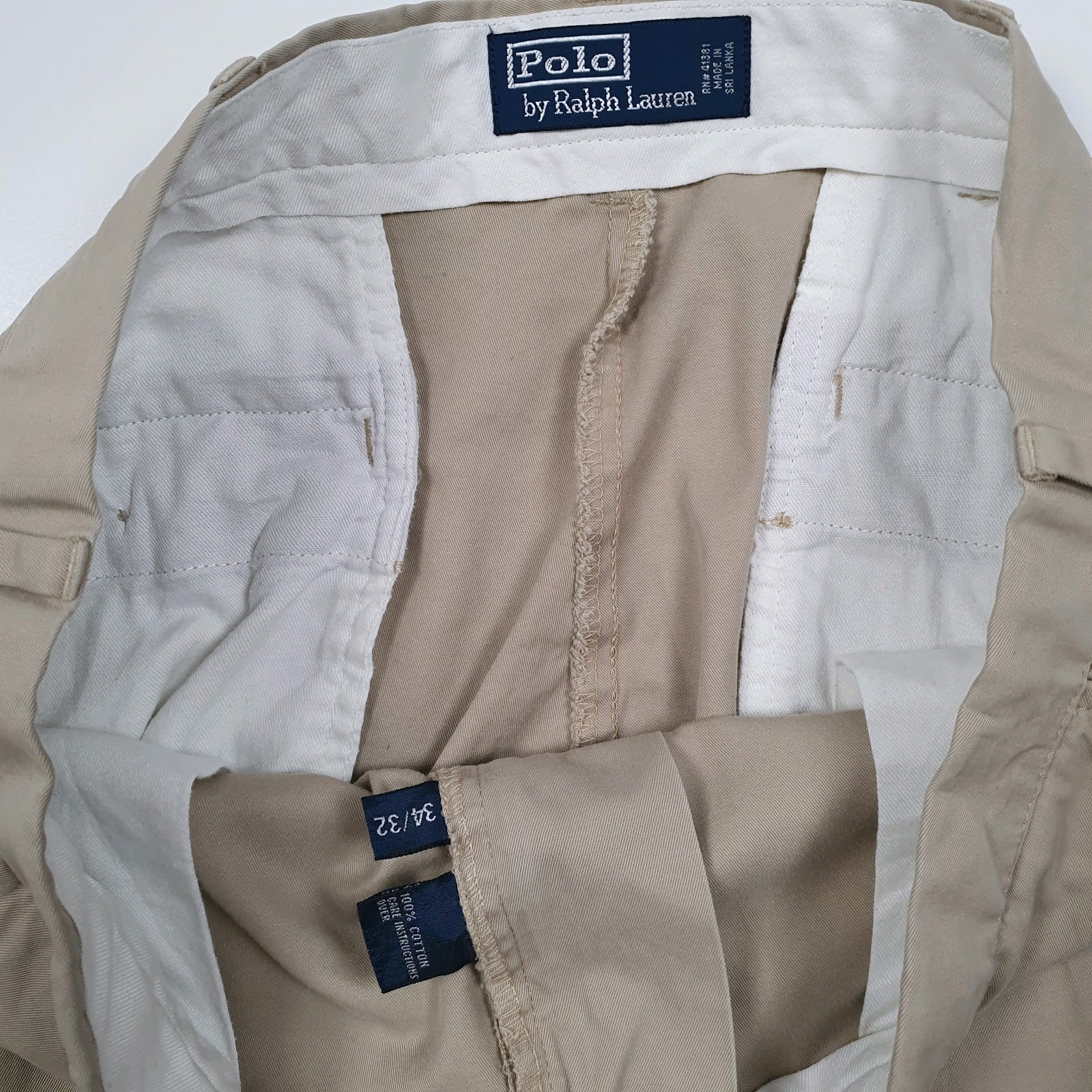 Mens Beige Polo Ralph Lauren   Trousers