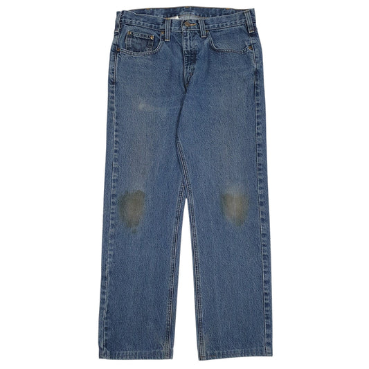 Mens Blue Carhartt B480 DPS Casual JeansW34 L30