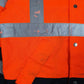 Mens Orange Dickies Hi Vis Safety  Coat