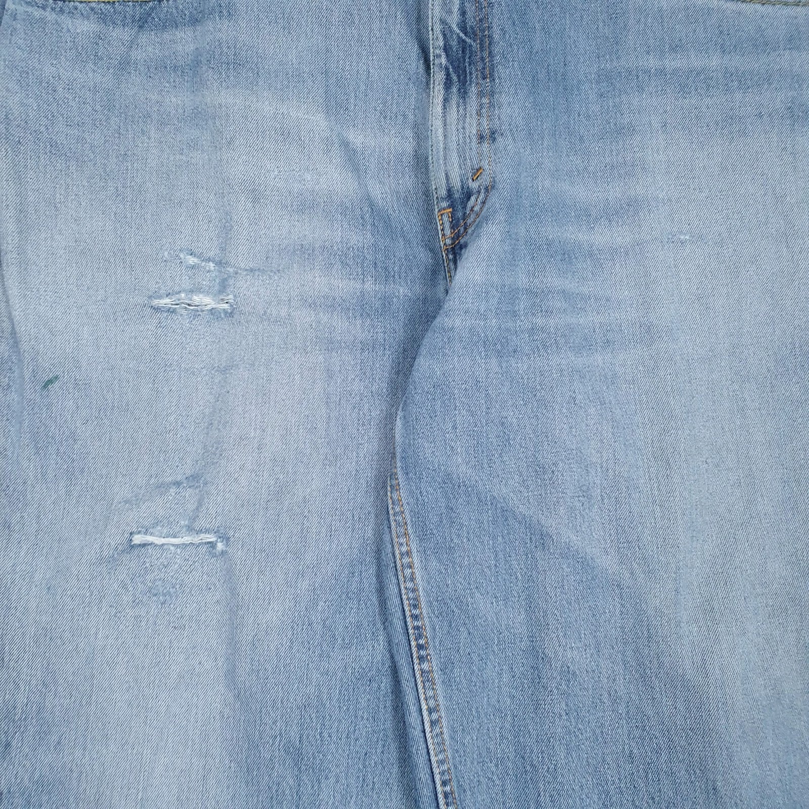 Mens Blue Levis Distressed  Jeans