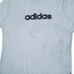 Mens Blue Adidas Vintage 90s Spellout  T Shirt