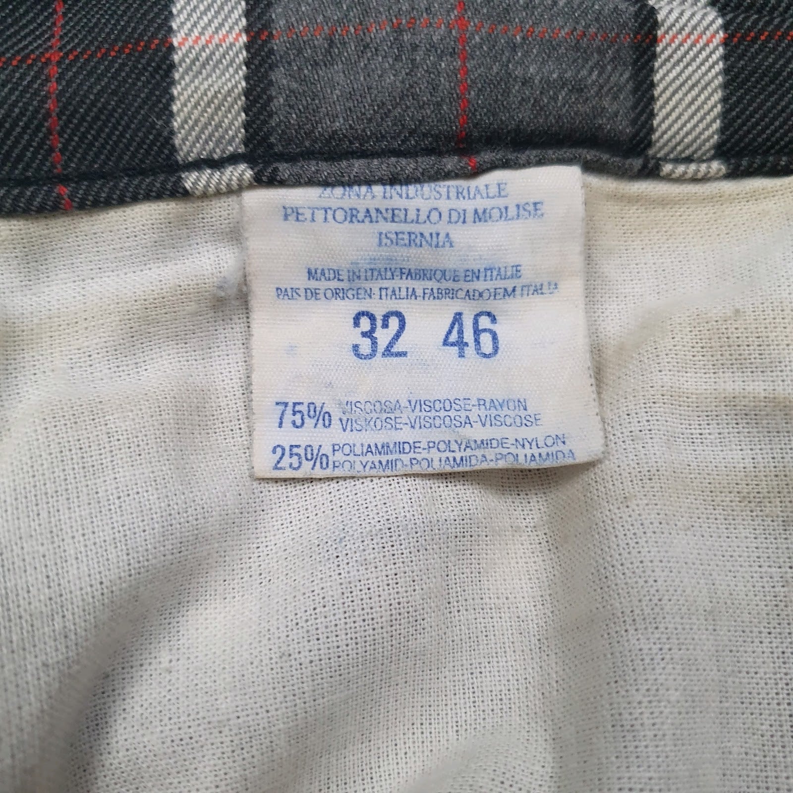 Womens Grey Dolce and Gabbana Plaid  Trousers