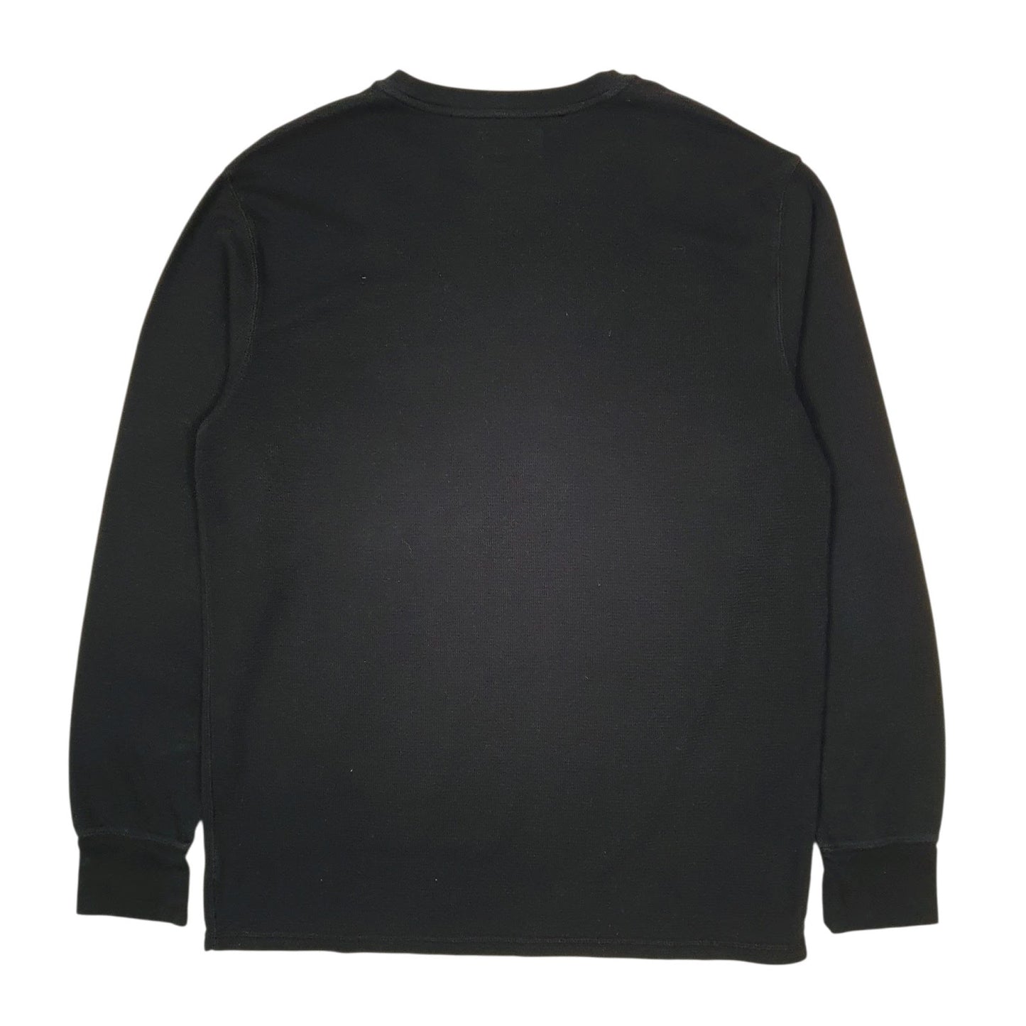 Mens Black Polo Ralph Lauren Thermal Crewneck Jumper