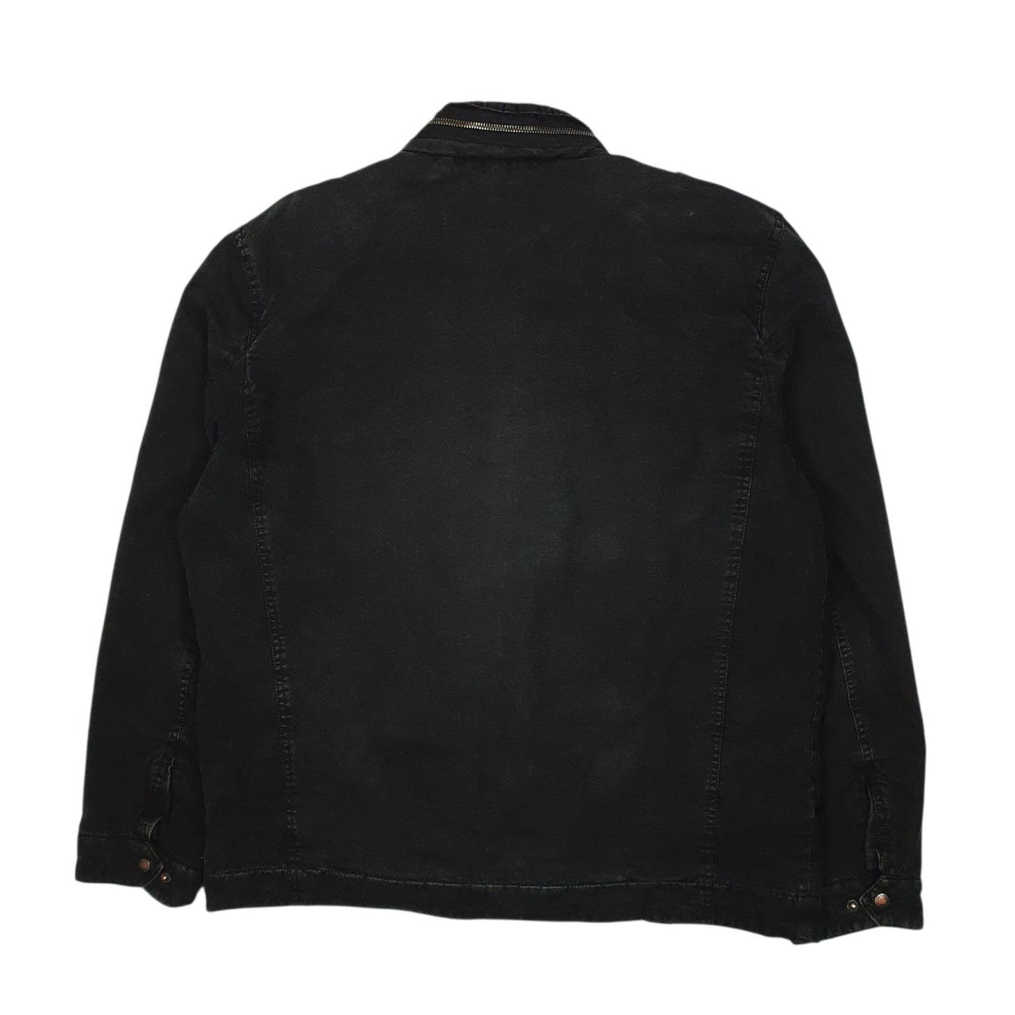 Mens Black Levis Bomber Military  Coat
