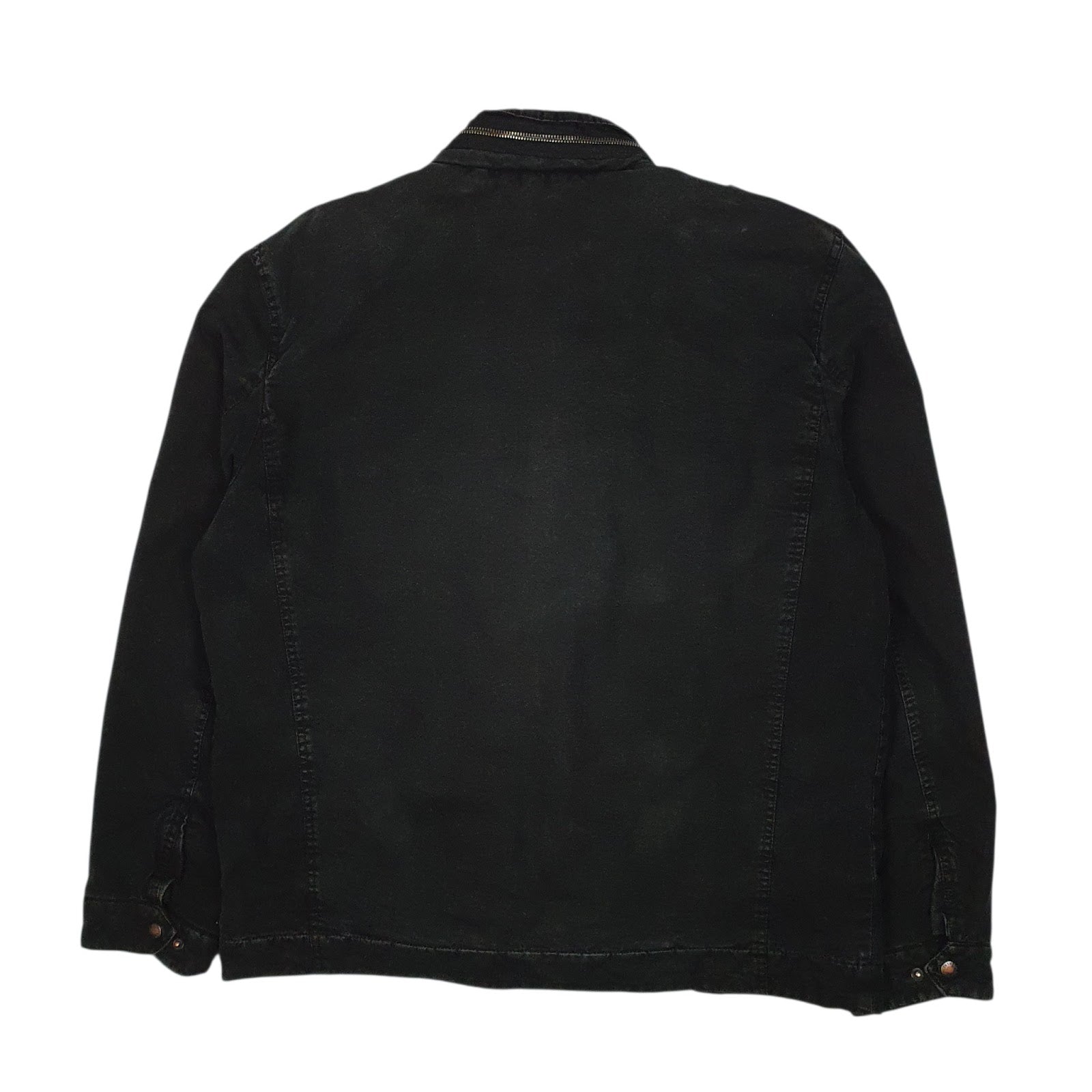 Mens Black Levis Bomber Military  Coat