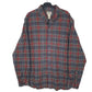 Mens Grey L.L.Bean Flannel Long Sleeve Shirt
