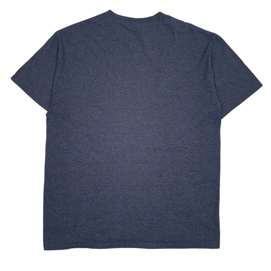 Mens Blue Fruit Of The Loom   T Shirt