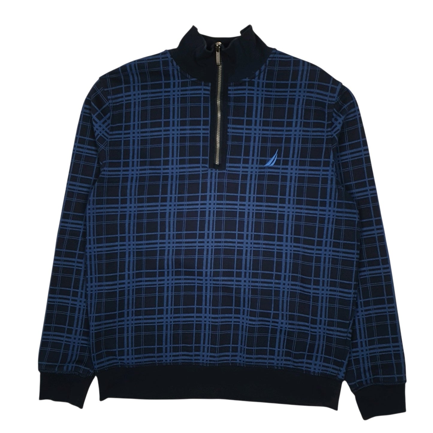 Mens Navy Nautica  Quarter Zip Jumper
