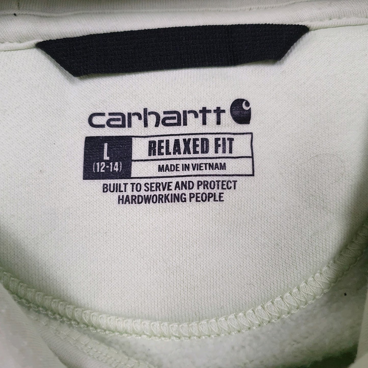 Womens Green Carhartt  Hoodie Jumper