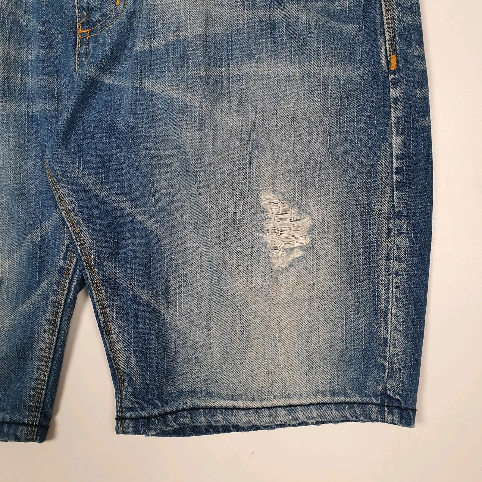 Mens Blue Superdry Officers Short  Shorts