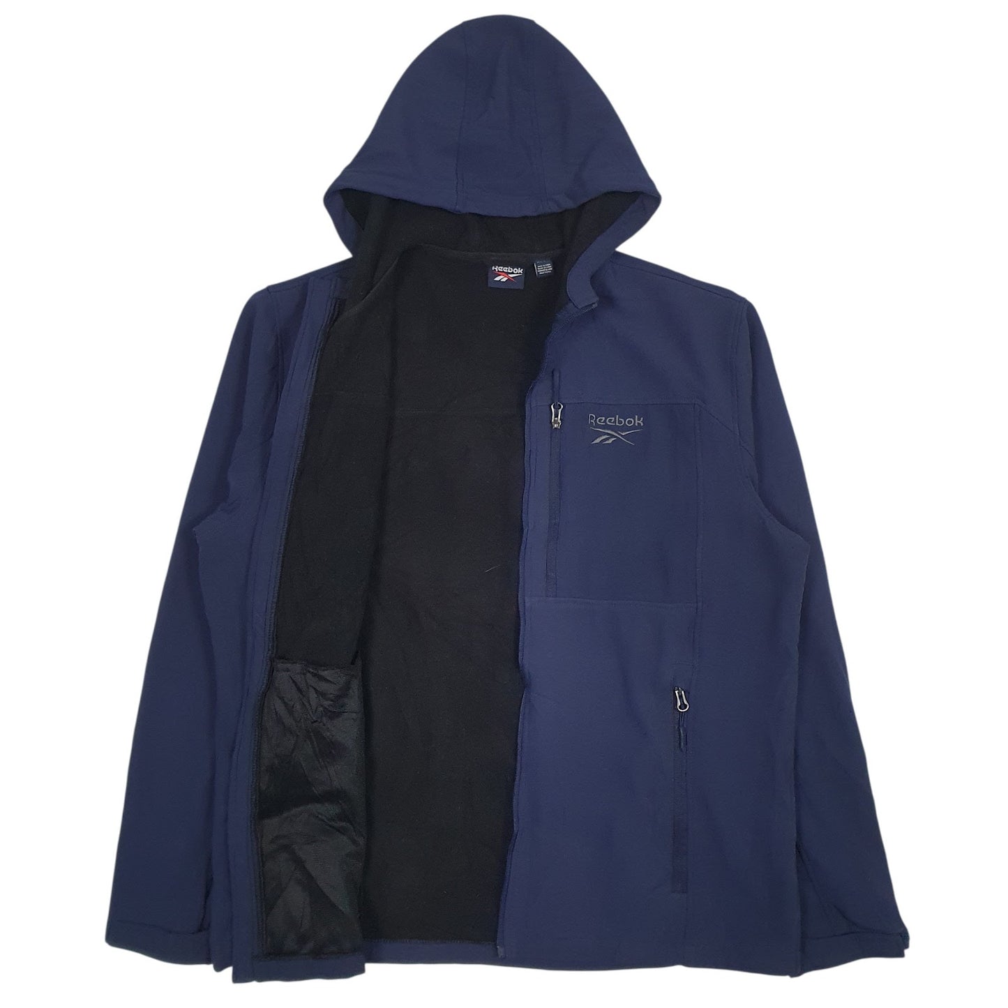 Mens Navy Reebok  Full Zip Jumper