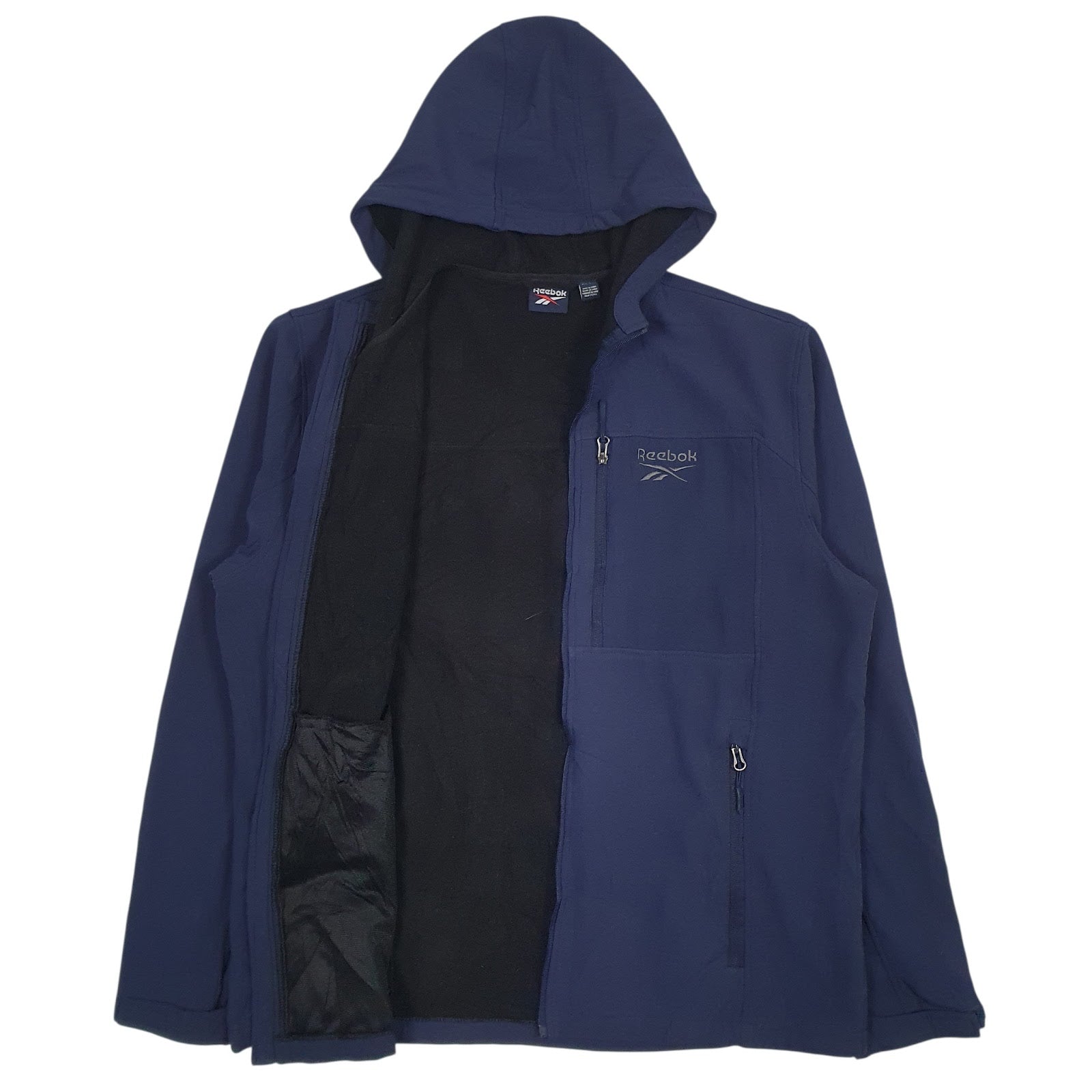 Mens Navy Reebok  Full Zip Jumper
