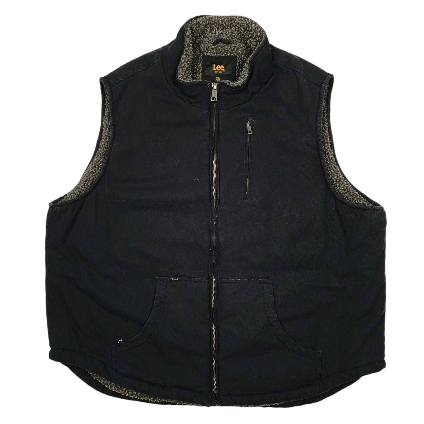 Mens Navy Lee Workwear Vest Bodywarmer  Coat