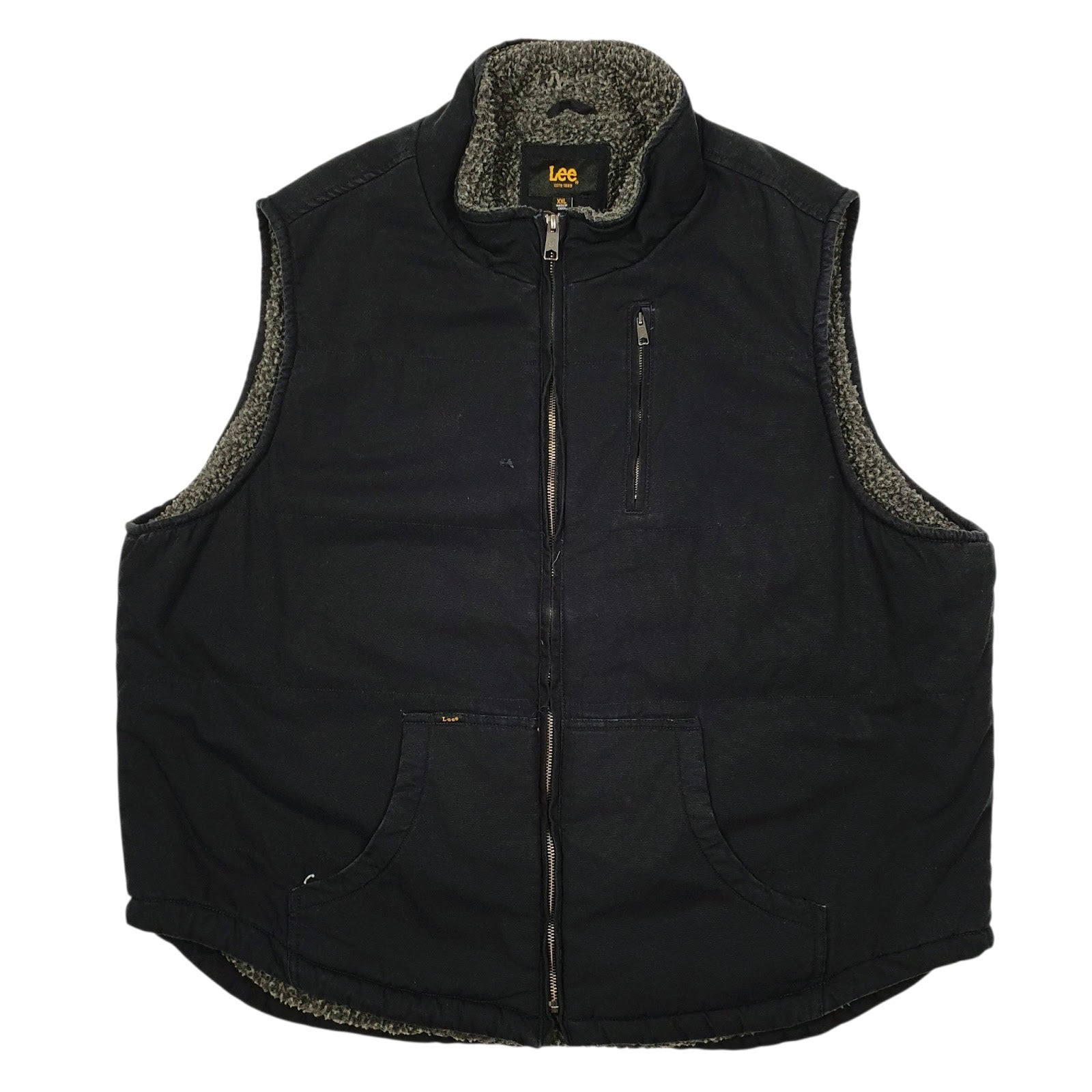 Mens Navy Lee Workwear Vest Bodywarmer  Coat