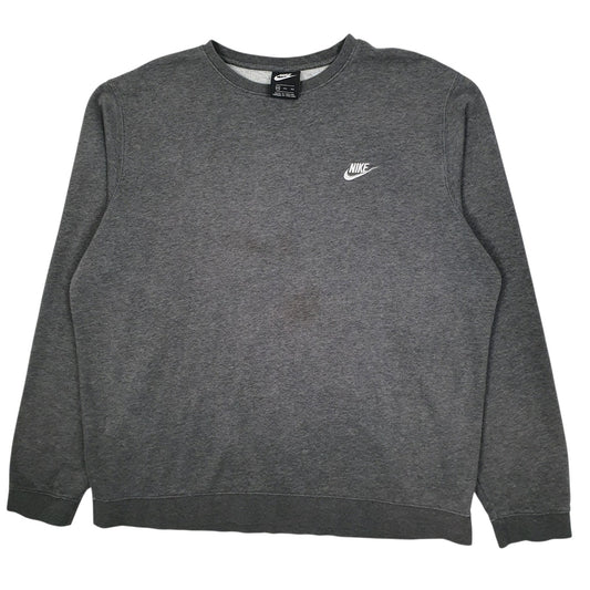 Mens Grey Nike  Crewneck Jumper
