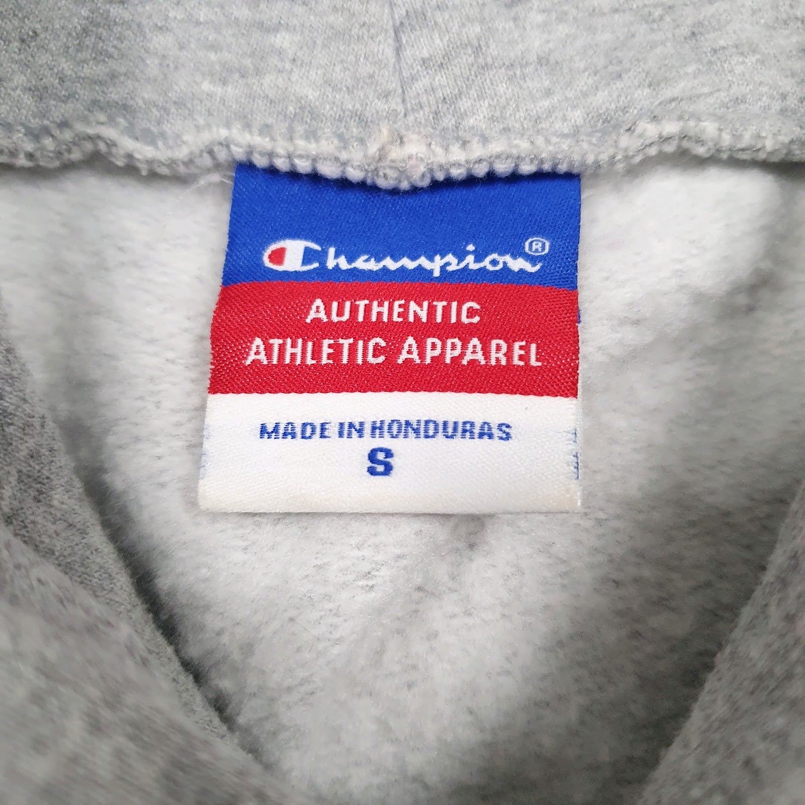 Mens Grey Champion JMU Hoodie Jumper