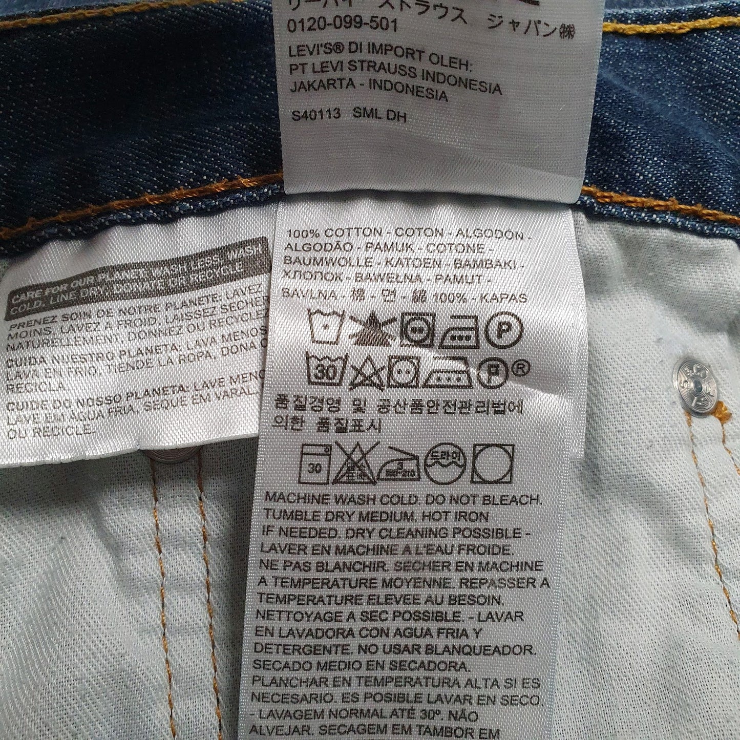Mens Blue Levis   Jeans