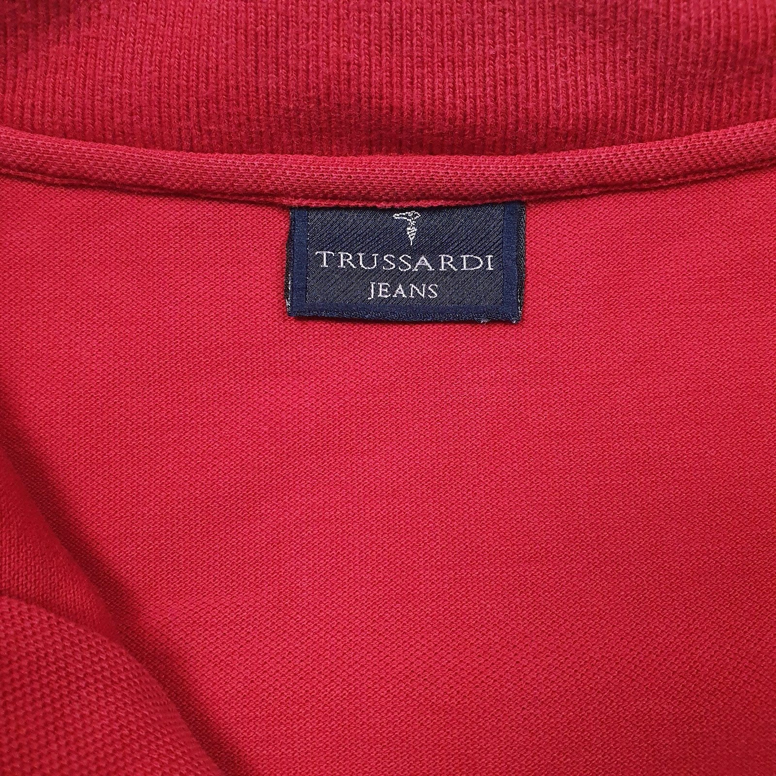 Mens Red Trussardi   Polo Shirt