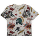Mens Cream Marvel Spiderman Hulk Short Sleeve T Shirt