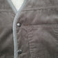 Mens Grey Levis Vest Bodywarmer Corduroy Sherpa Lined Vintage 90s  Coat