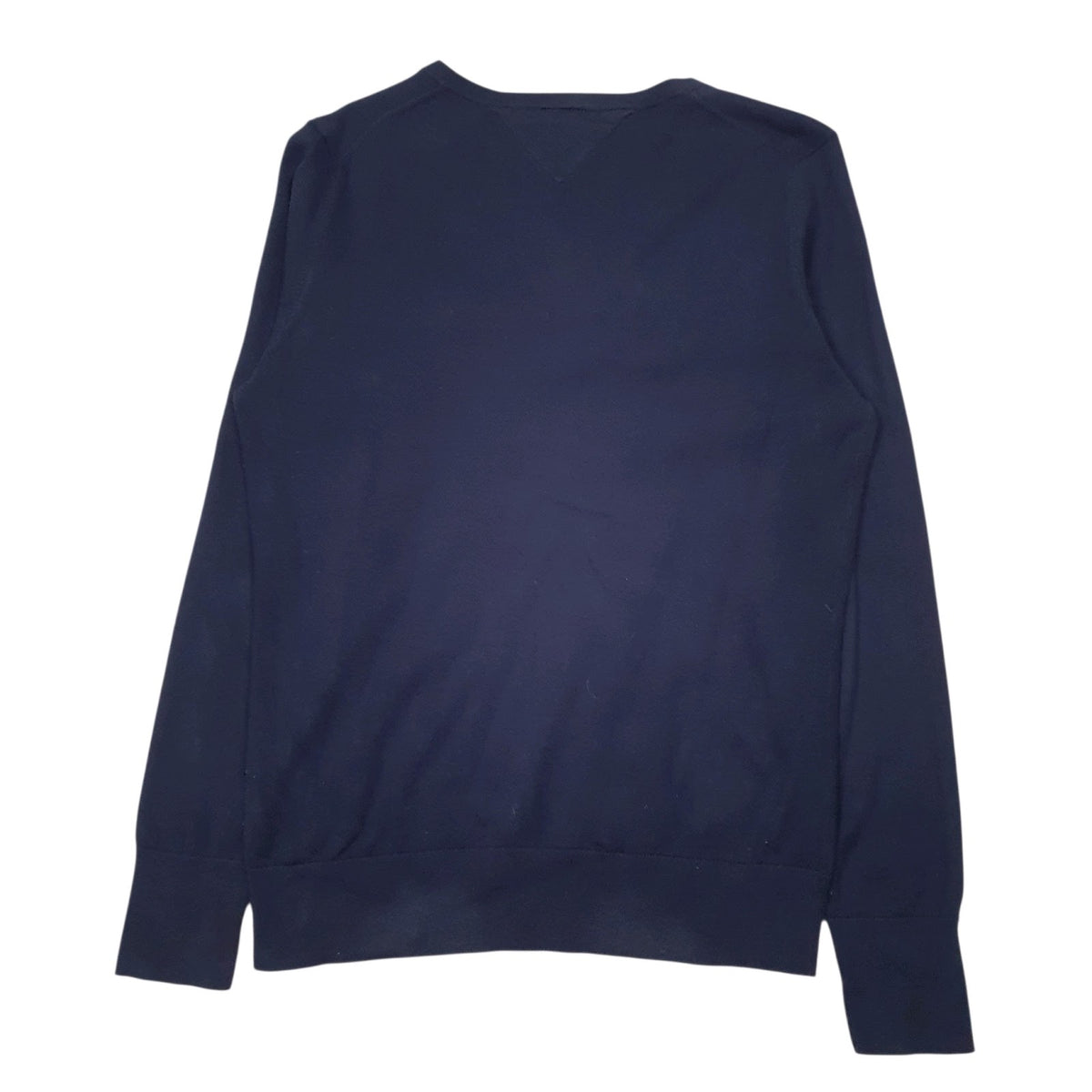 Womens Navy Tommy Hilfiger  V Neck Jumper