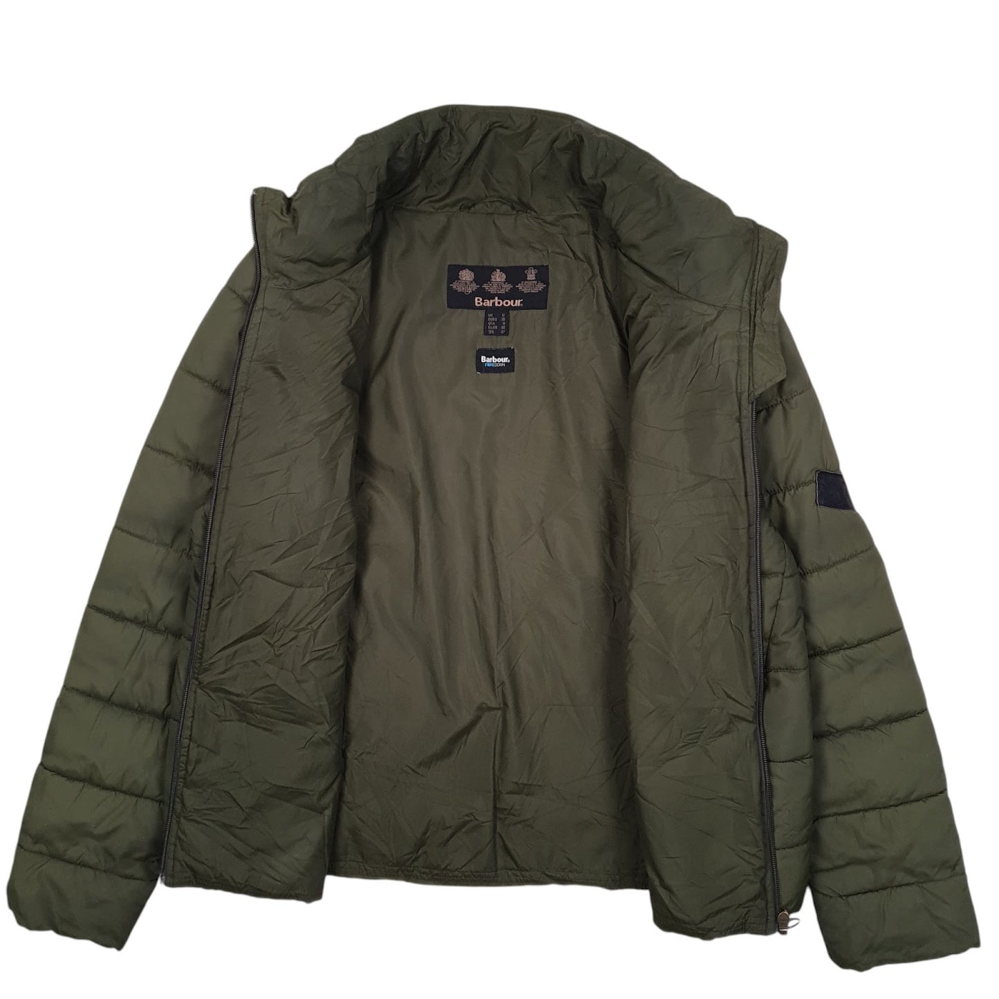 Womens Green Barbour Hinton Quilt  Coat