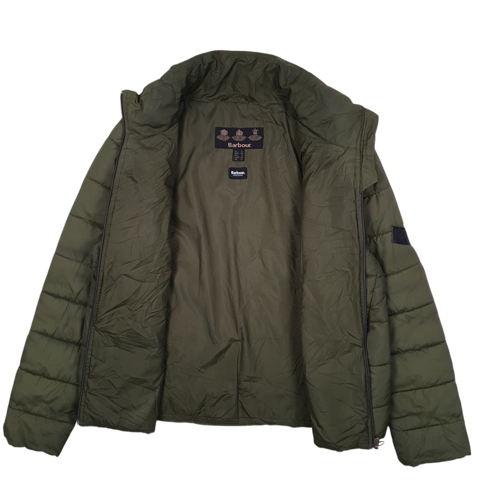 Womens Green Barbour Hinton Quilt  Coat