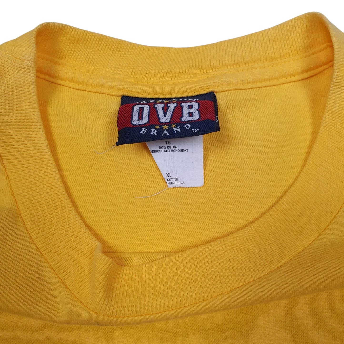 Mens Yellow Old Varsity Brand   T Shirt