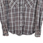 Mens Grey Journal Flannel  Shirt