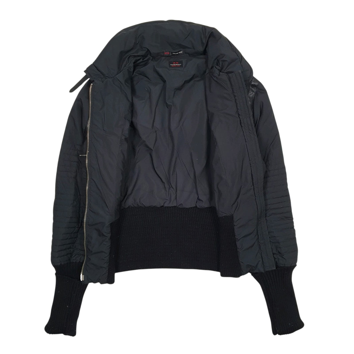 Womens Black Nineteen Seventy Windbreaker Padded  Coat