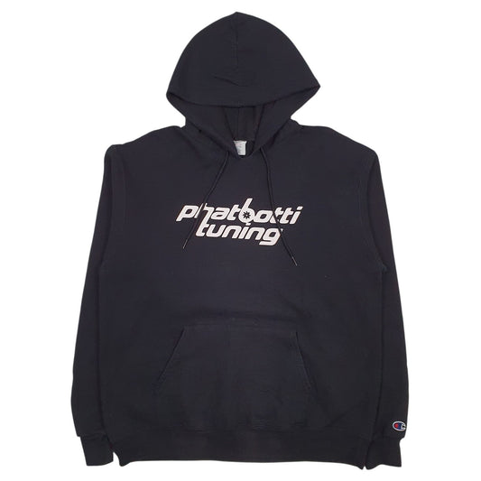 Mens Black Champion  Hoodie Jumper