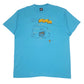 Mens Blue Fruit Of The Loom Vintage 90s Made In USA Short Sleeve T Shirt