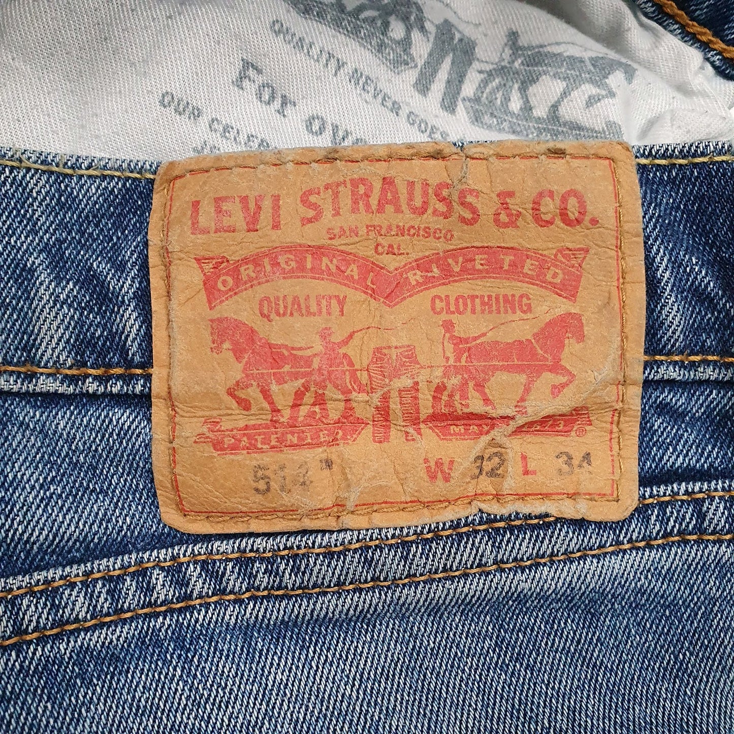 Mens Blue Levis   Jeans