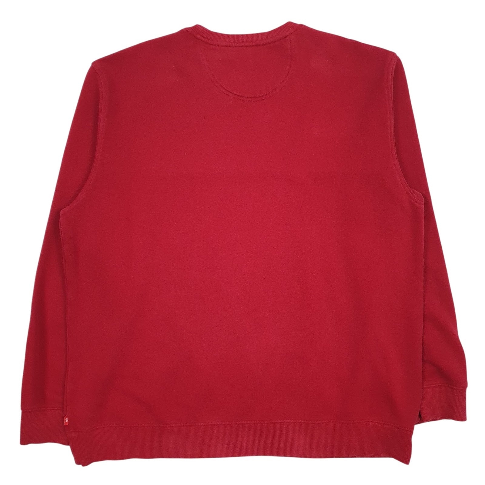 Mens Red Izod  Crewneck Jumper
