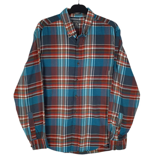 Mens White Eddie Bauer  Long Sleeve Shirt