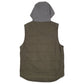 Mens Green Wrangler Workwear Padded  Coat