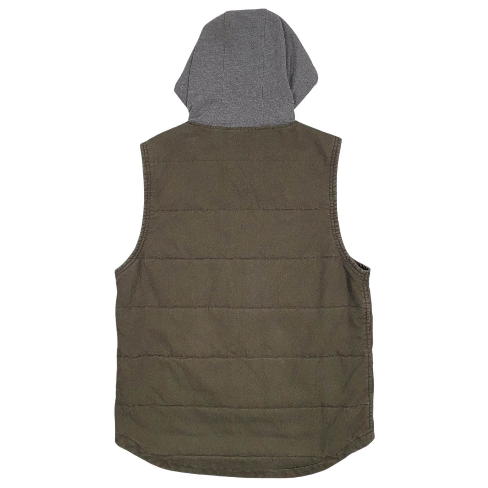 Mens Green Wrangler Workwear Padded  Coat