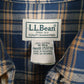 Mens Brown L.L.Bean Flannel  Shirt
