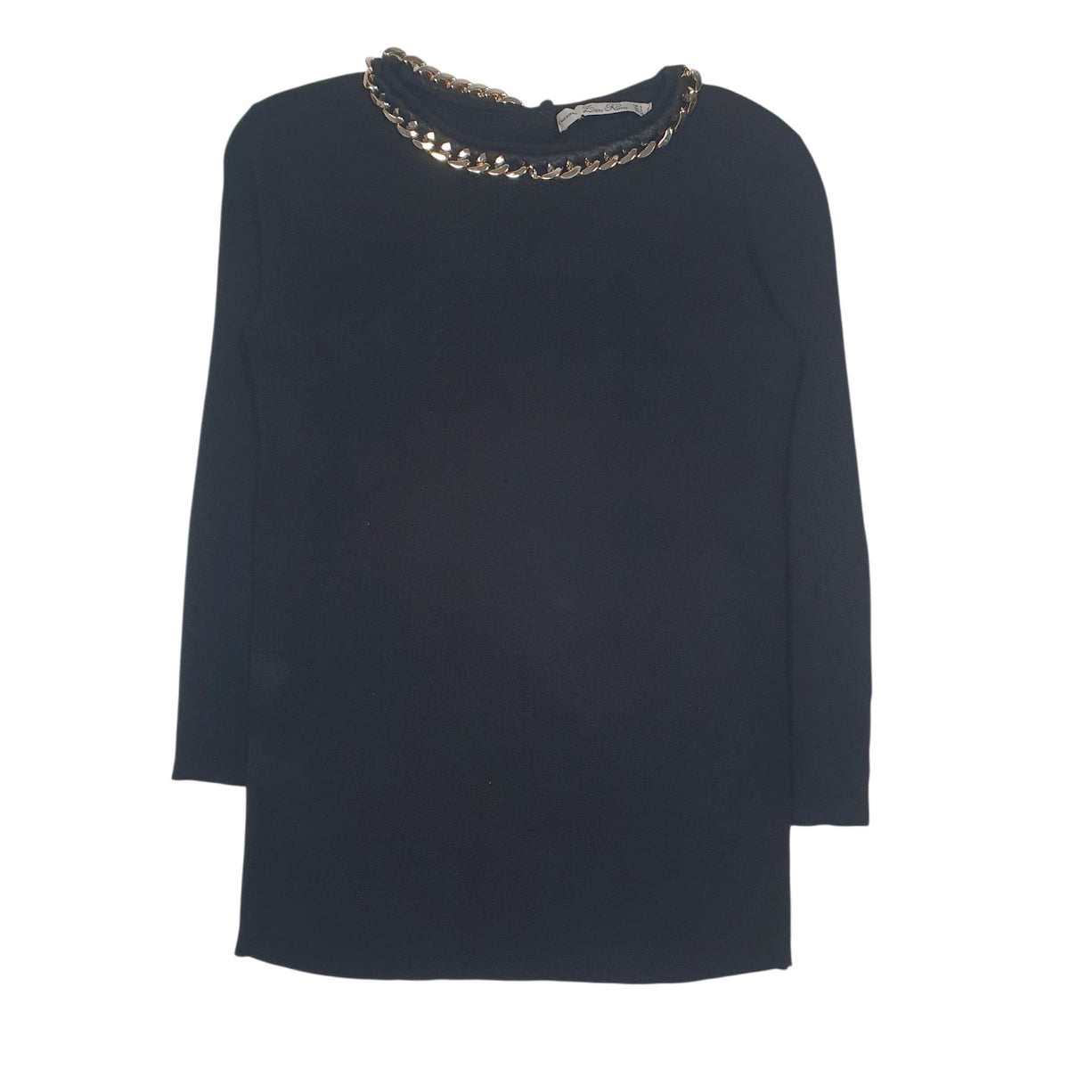 Womens Black Zara Knit Crewneck Jumper