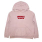 Womens Pink Levis  Hoodie Jumper