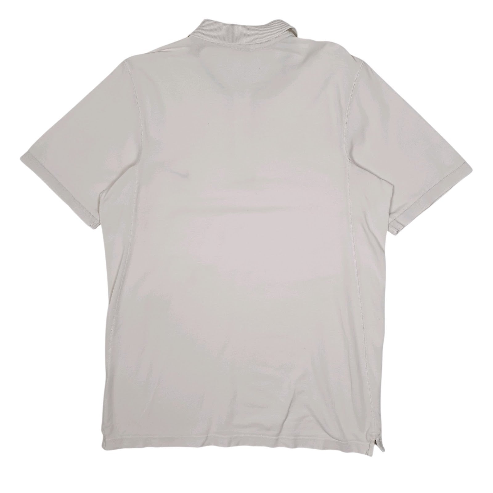 Mens White Nike Vintage 2000s Cardigan Polo Shirt