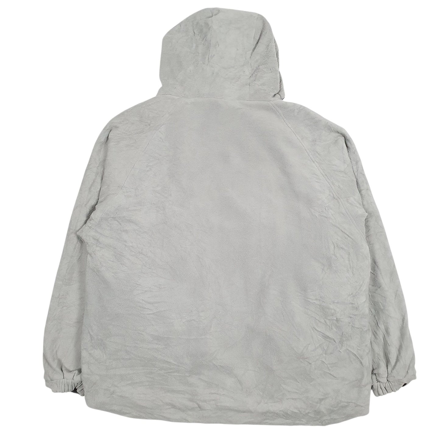 Mens Grey NFL Reversible Fleece Cleeveland Browns Hoodie Coat