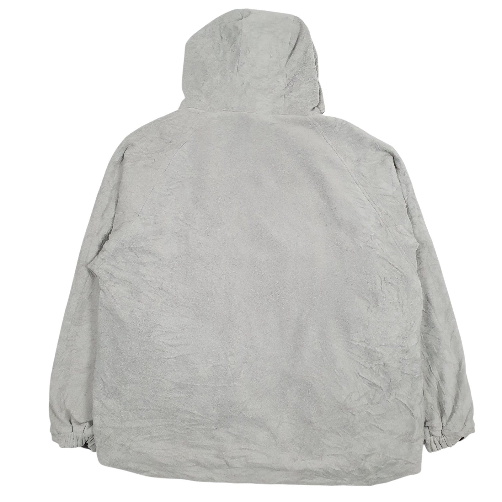 Mens Grey NFL Reversible Fleece Cleeveland Browns Hoodie Coat