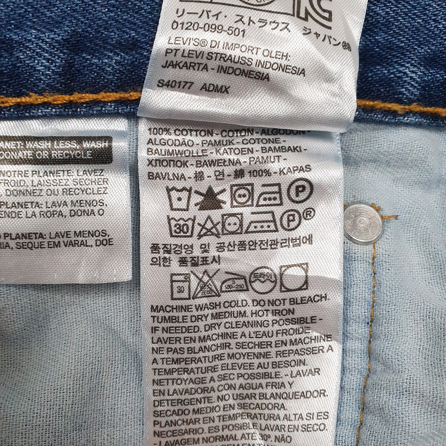 Mens Blue Levis   Jeans
